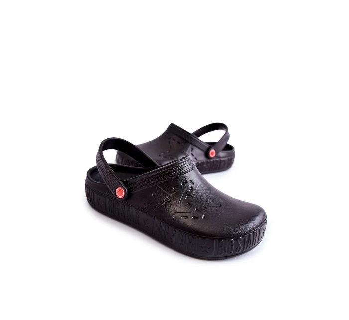 Pánské lehké pantofle Big Star model 21593908 Černá - Big Star Shoes Pánské lehké pantofle Big Star model 21593908 Černá - Big Star Shoes