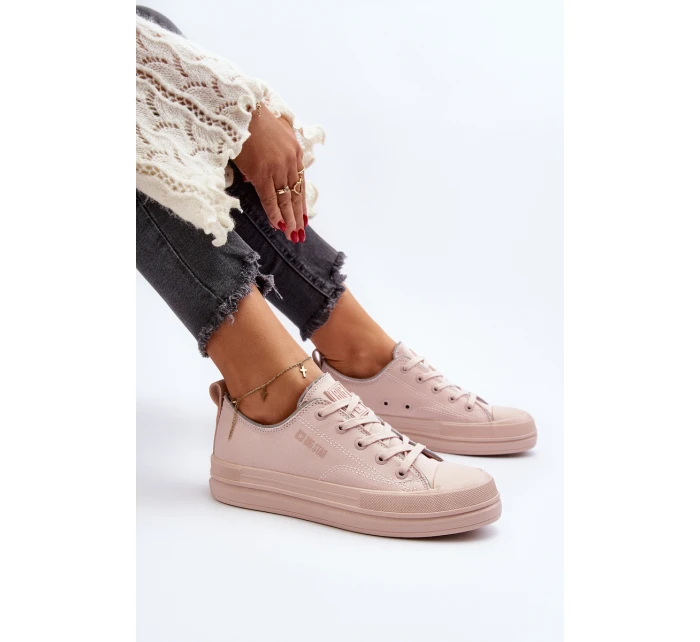 Dámské Tenisky Big Star model 21649514 Růžové - Big Star Shoes Dámské Tenisky Big Star model 21649514 Růžové - Big Star Shoes