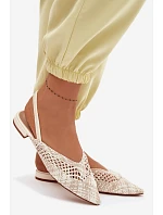 Dámské béžové ploché sandály model 22102865 - Boto