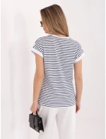 T shirt RV TS model 22020731 biało granatowy - FPrice