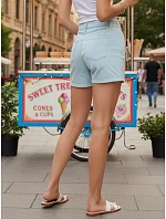 Dámská modrá džínová sukně-šortky FashionStreet SY0513