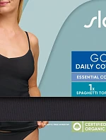 sloggi GO Daily Cotton Spaghetti Top - BLACK - SLOGGI BLACK - SLOGGI
