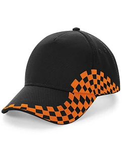 B 159 5 panelová kšiltovka  black/orange model 22411633 - Beechfield