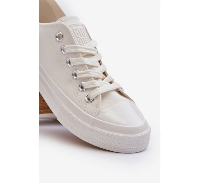 Mužské nízké tenisky Big Star NN174111 Bílé Mužské nízké tenisky Big Star NN174111 Bílé