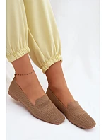 Materiálové dámské světle hnědé model 22102802 - Boto