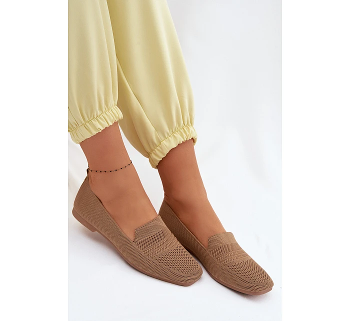 Materiálové dámské světle hnědé model 22102802 - Boto