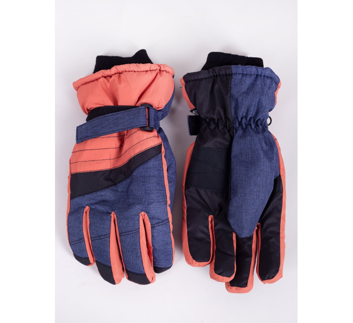 Yoclub Pánské zimní lyžařské rukavice REN-0272F-A150 Multicolour