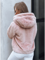Oversize dámská bunda FRESCO růžová Dstreet TY3345z