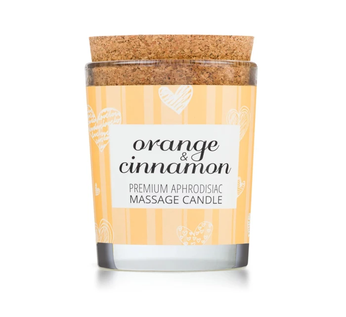Masážní svíčka Enjoy it! Orange and cinnamon - Magnetifico