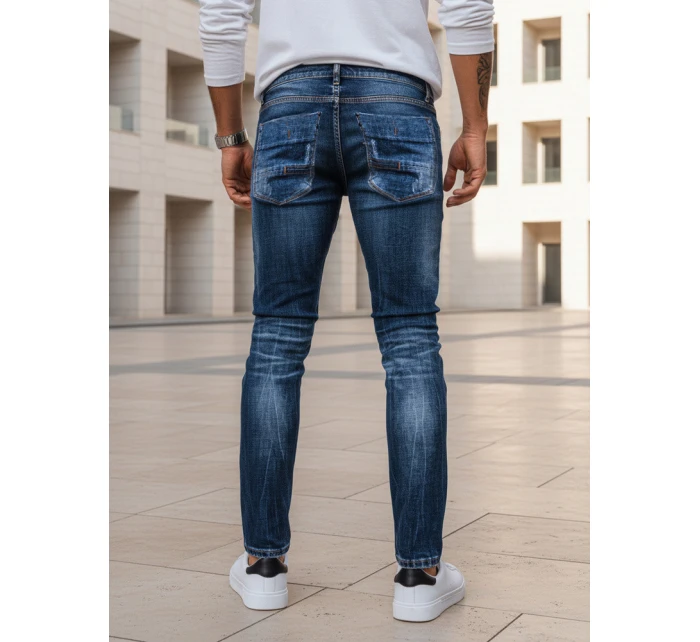 Pánské modré džínové kalhoty FashionStreet UX3948
