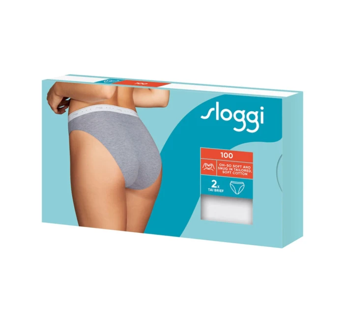 Dámské kalhotky Sloggi 24/7 100 Tai 2P bílé Dámské kalhotky Sloggi 24/7 100 Tai 2P bílé