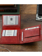 Pánské peněženky 701 CSG RED WHITE BL červená