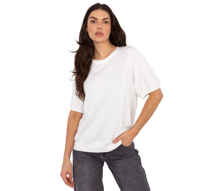 Bluzka MJ BZ model 21791145 ecru - FPrice Bluzka MJ BZ model 21791145 ecru - FPrice