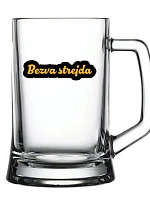 Bezva strejda - pivní sklenice 0,5 l