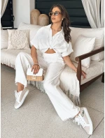 Dámská košile bílá Dstreet model 21977025 - FashionStreet Dámská košile bílá Dstreet model 21977025 - FashionStreet