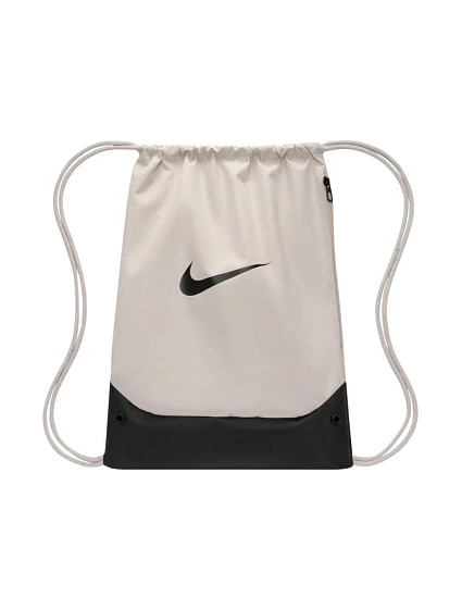 Taška na boty Nike Brasilia světle šedá a černá IB4409 072 Taška na boty Nike Brasilia světle šedá a černá IB4409 072