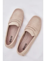Semišové Dámské Mokasíny Big Star model 21693806 Béžové - Big Star Shoes