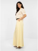 Spodnie IT SP model 21946585 jasny żółty - FPrice