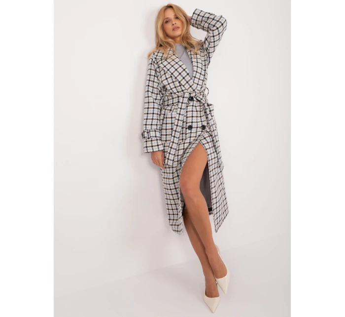 Dámský kabát LK EN 509558.67 světle modrý - Lakerta Dámský kabát LK EN 509558.67 světle modrý - Lakerta