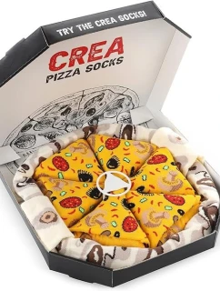 Pánské ponožky Pizza vícebarevné - Crea Socks