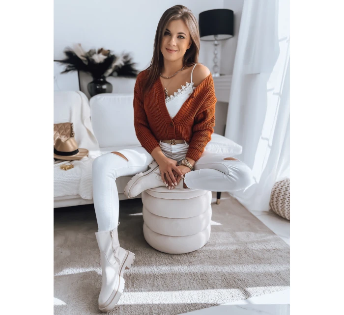 Dámský svetr MINSTRAL červený FashionStreet MY1612