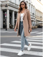 Dámský velbloudí kabát LUGI FashionStreet NY0635 Dámský velbloudí kabát LUGI FashionStreet NY0635