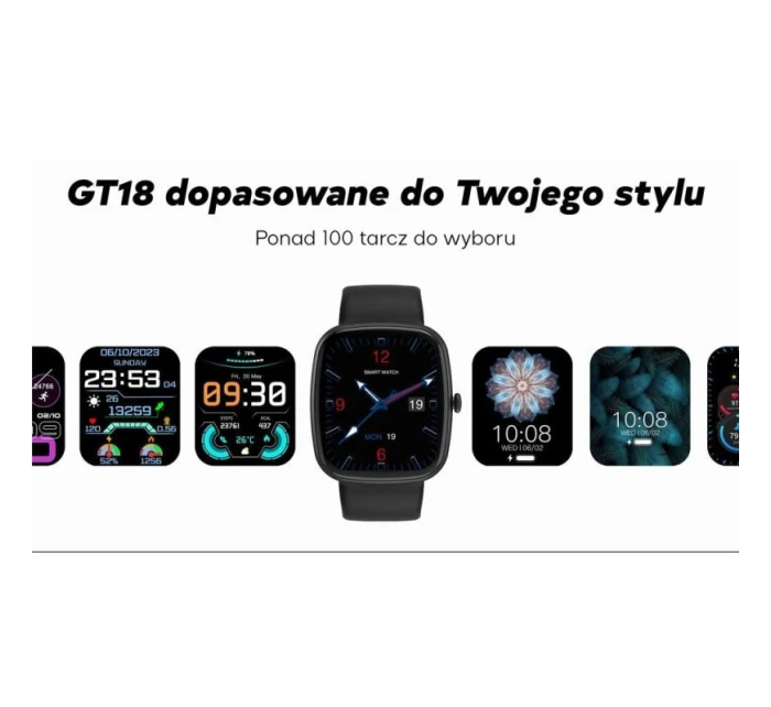 Dámské chytré hodinky  béžový silikonový řemínek + bílý řemínek model 21819976 - Gravity