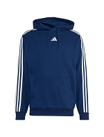 Pánská mikina adidas Essentials 3-Stripes French Terry Hoodie, tmavě modrá, KY4203