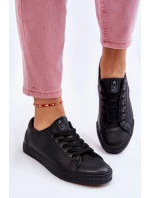 Dámské klasické kožené tenisky Černé Misima Dámské klasické kožené tenisky Černé Misima