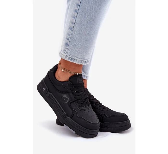 Nízké Dámské Tenisky Big Star model 21694475 HIPOLY SYSTEM Černé - Big Star Shoes Nízké Dámské Tenisky Big Star model 21694475 HIPOLY SYSTEM Černé - Big Star Shoes