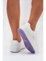 Dámské tenisky Big Star HI-POLY SYSTEM – bílo-fialové
