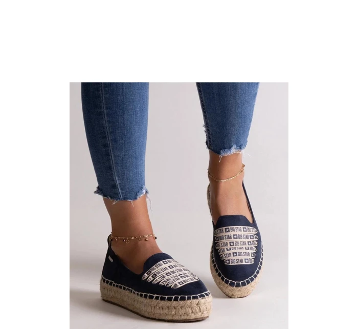 Espadrilky JJ274889 tm.modré - Big Star