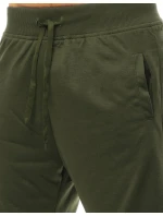 Pánské krátké teplákové šortky zelené FashionStreet SX2390