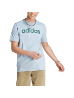 Tričko adidas Essentials Single Jersey Linear s vyšitým logem M IJ8651