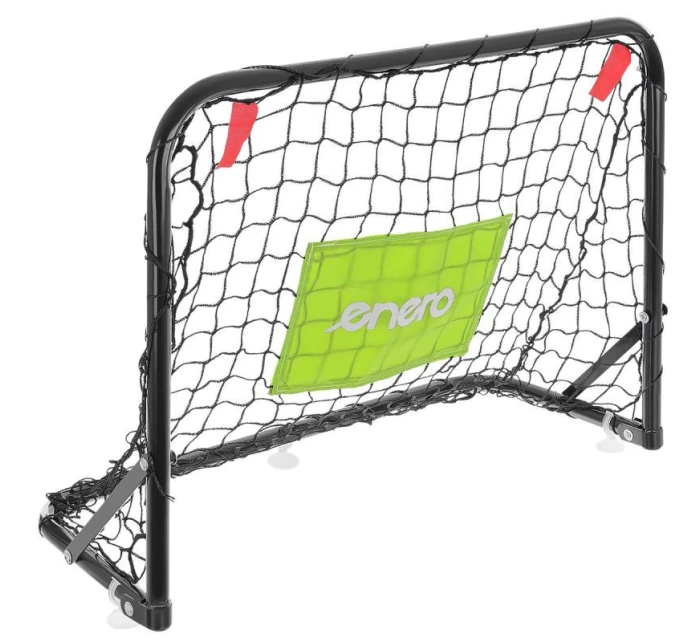 SADA 2 KOVOVÝCH BRANEK SE SÍTÍ A PUMPIČKOU NA MÍČE 60X45X24CM ENERO SADA 2 KOVOVÝCH BRANEK SE SÍTÍ A PUMPIČKOU NA MÍČE 60X45X24CM ENERO