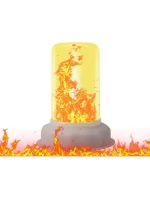 LED svíčka s efektem plamene 7,5x9,5 cm LED svíčka s efektem plamene 7,5x9,5 cm