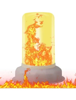 LED svíčka s efektem plamene 7,5x9,5 cm