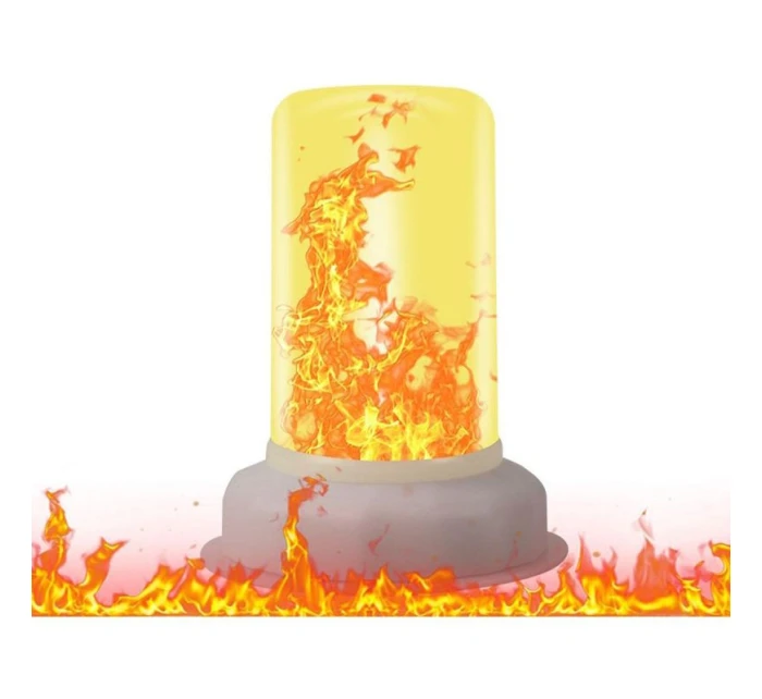 LED svíčka s efektem plamene 7,5x9,5 cm LED svíčka s efektem plamene 7,5x9,5 cm