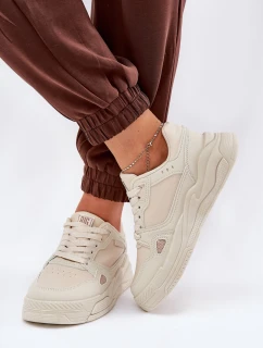 Dámské sneakersy Big Star NN274668 Béžové