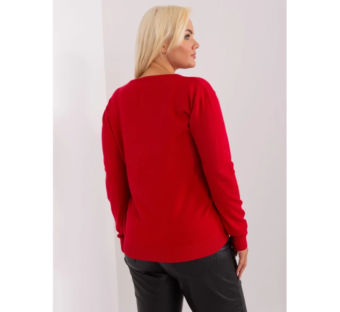 Sweter PM SW PM model 18917523 czerwony - FPrice Sweter PM SW PM model 18917523 czerwony - FPrice