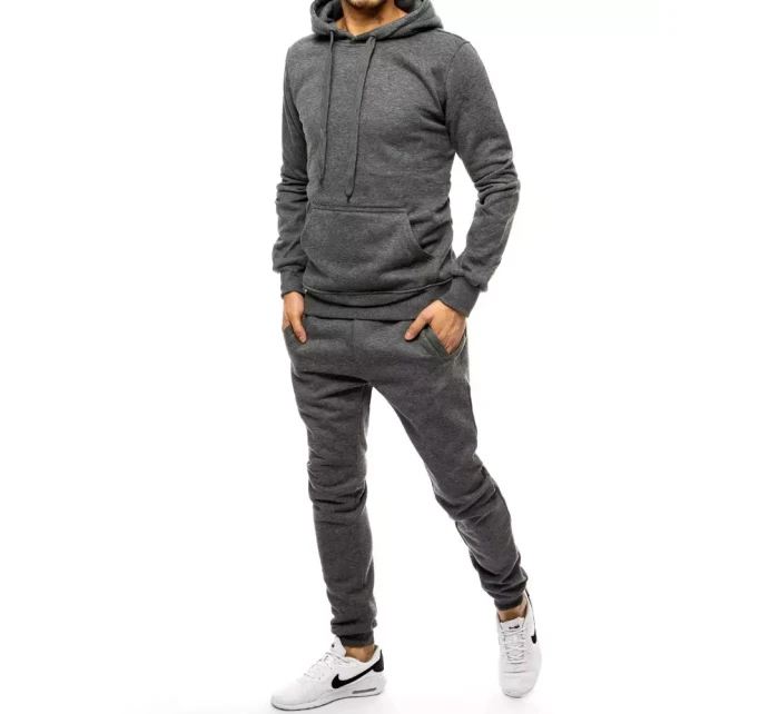 Pánské tmavě šedé tepláky model 21962996 - Dstreet