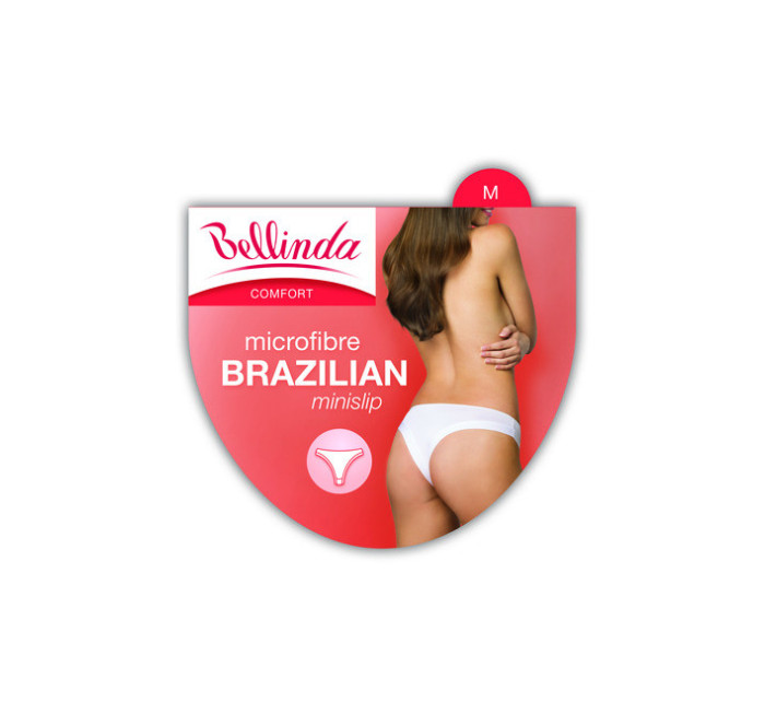 Dámské kalhotky brazilky BRAZILIAN MINISLIP - BELLINDA - černá