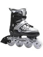 INLINE BRUSLE-KOLEČKOVÉ BRUSLE 4V1 ENERO PRO LED 30-33 ŠEDÁ