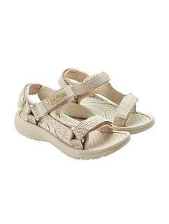 dámské boty na suchý zip sandály na léto na model 22071678 light beige cream dámské - Lee Cooper