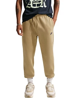 Pánské kalhoty Nike Club BB Jogger, béžové, FN3787, 298, XL