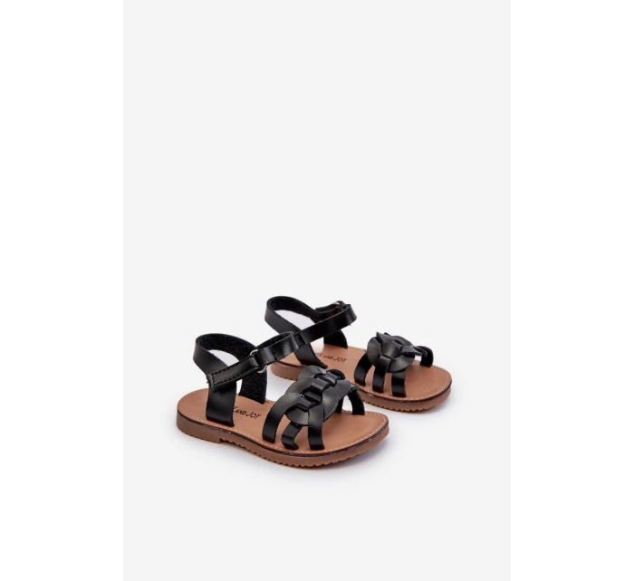 Dětské sandálky Se Zapínáním Na suchý zip Černé Sarniema Dětské sandálky Se Zapínáním Na suchý zip Černé Sarniema