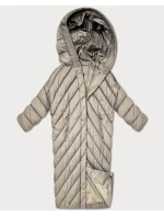 Béžová zimní bunda netopýřího typu Minority (P3-6026-62)