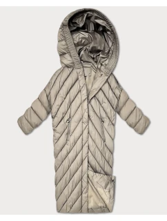 Béžová zimní bunda netopýřího typu Minority (P3-6026-62)