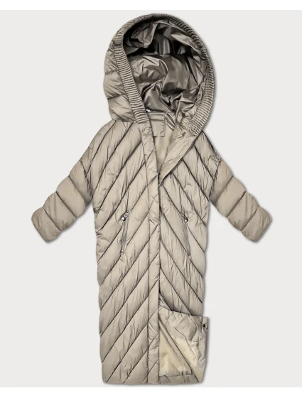 Béžová zimní bunda netopýřího typu Minority (P3-6026-62)