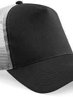 Beechfield B 640 5 panelová Trucker kšiltovka 53.0640 black/light grey